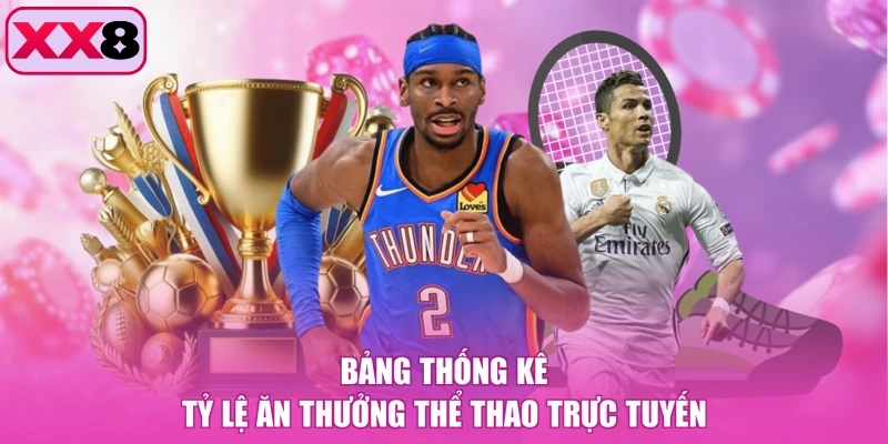 Bảng thống kê tỷ lệ ăn thưởng thể thao trực tuyến