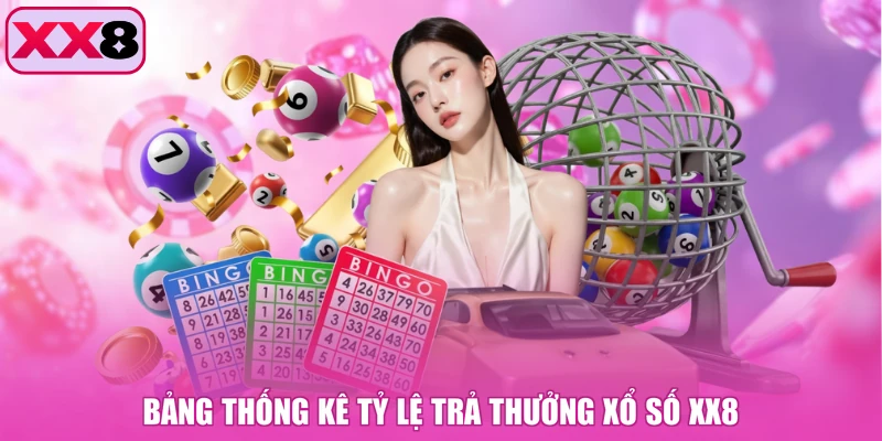 Bảng thống kê tỷ lệ trả thưởng xổ số XX8