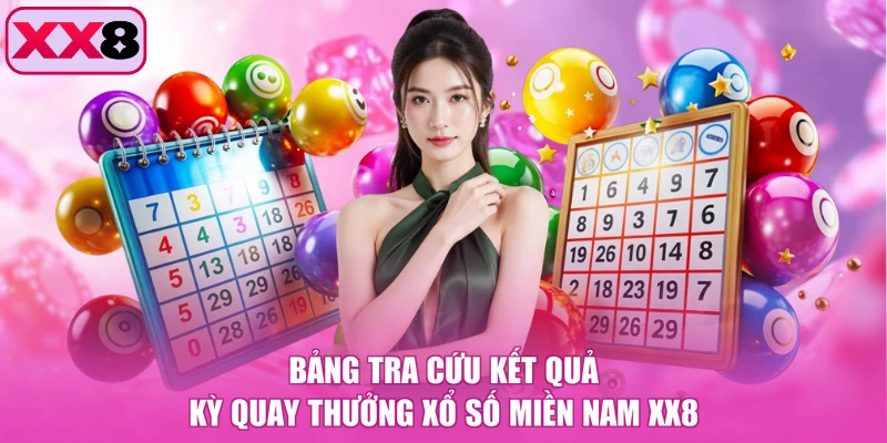 Bảng tra cứu kết quả kỳ quay thưởng xổ số miền Nam XX8