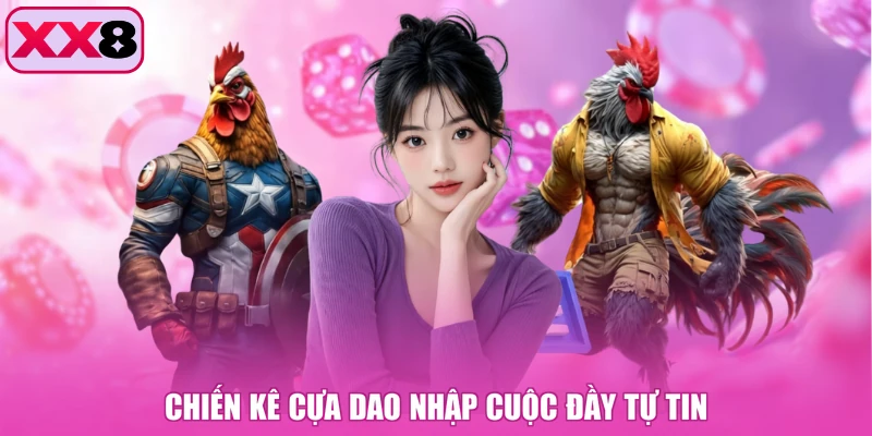 Chiến kê cựa dao nhập cuộc đầy tự tin