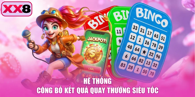 Hệ thống công bố kết quả quay thưởng siêu tốc