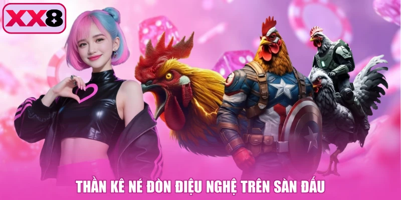 Thần kê né đòn điệu nghệ trên sàn đấu